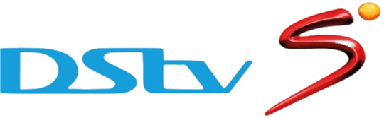 A blue Dstv logo