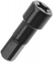 SPOKE PILLAR NIPPLE BRASS EXTERNAL - PB14 12MM BLACK