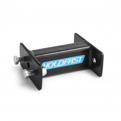 Holdfast Hannel Anodised Aluminium Tow Rack 430mm with End Caps

