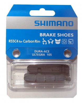 Shimano R55C4 Dura-Ace/Ultegra Brake Shoes & Fixing Bolts For Carbon Rims