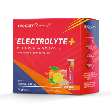 Biogen Electrolyte 30 Tabs Citrus  