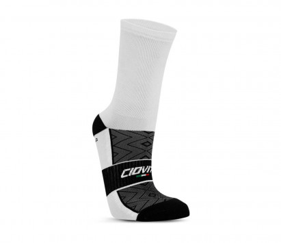 Ciovita Crew White Unisex Socks 