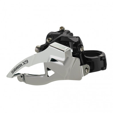 SRAM X9 Front Derailleur 2x10 Low Clamp 31.8/34.9 Top Pull

