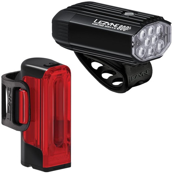 Lezyne Micro Drive 800+ & Strip Drive 300+ Light Combo