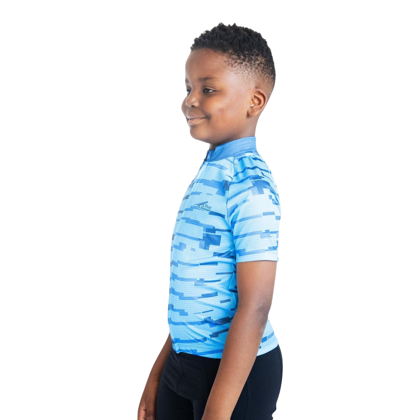 First Ascent Cyber Camo Junior Boys Jersey 