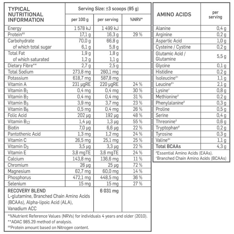 Biogen Recovergen 855g Tub - Chocolate 