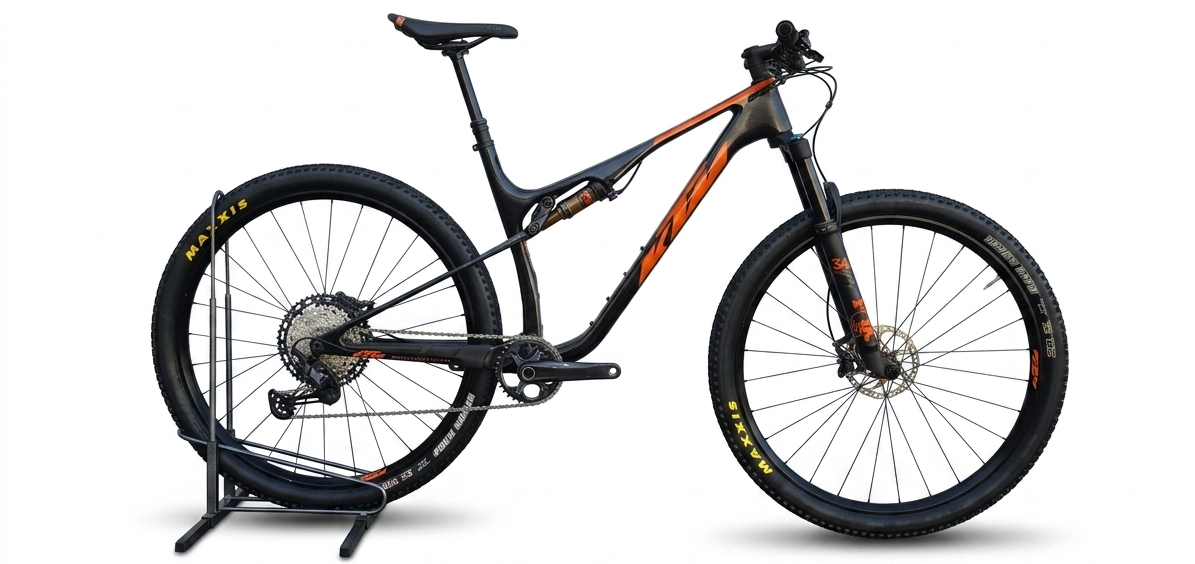 Demo KTM Scarp MT Master Carbon Dual Suspension Mountain Bike Large