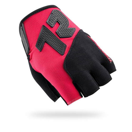 Titan Twitch Black Red Short Finger Gloves