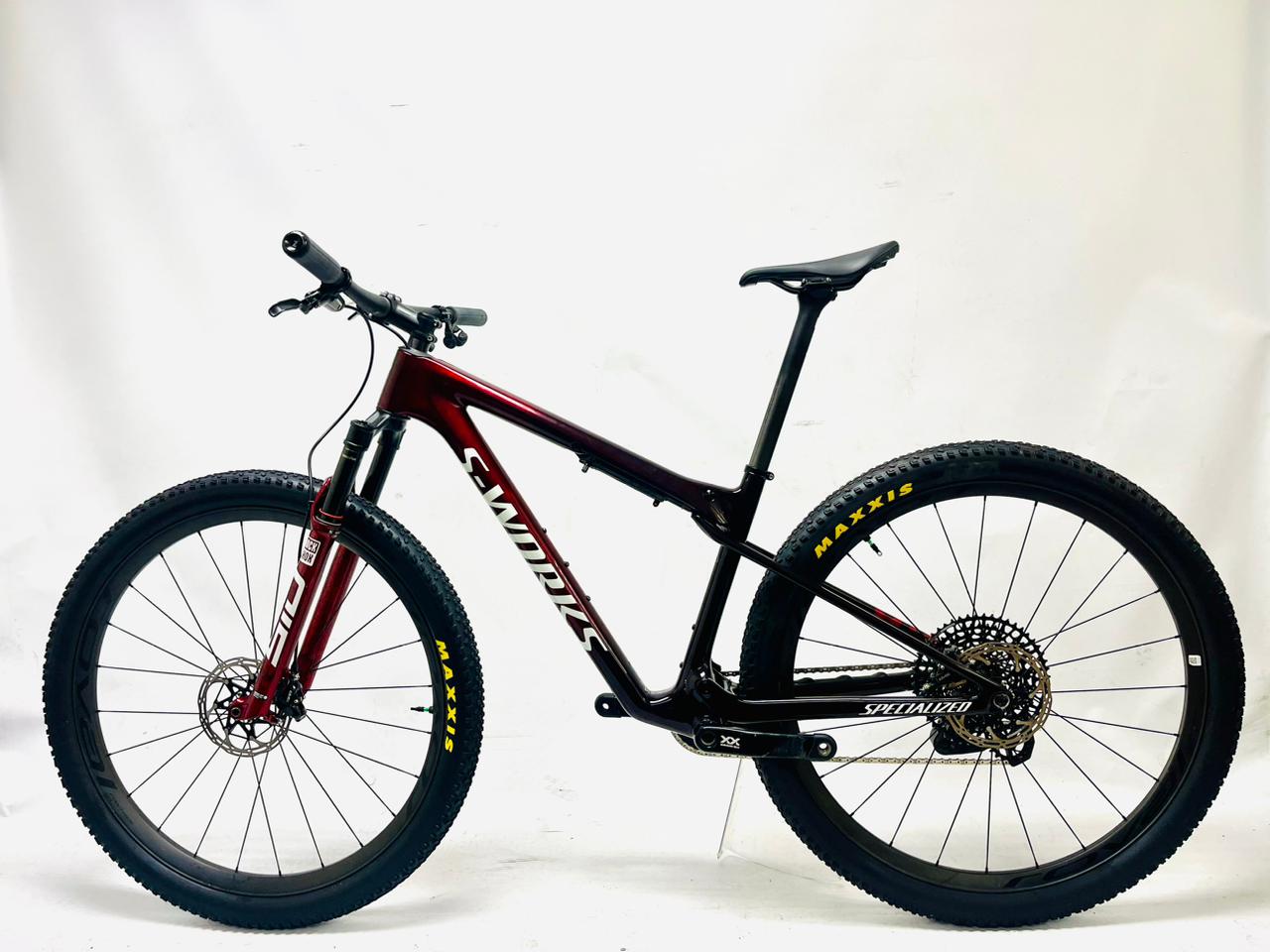 Pre-Owned S-Work Epic World Cup Carbon Dual Suspension MTB - Medium