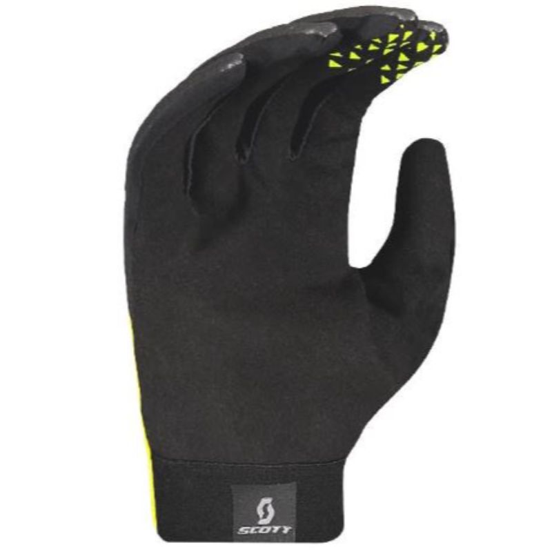 Scott Ridance Yellow Grey Long Finger Gloves