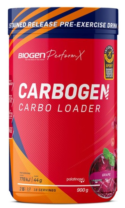 Biogen Carbogen Carbo Loader 900g Tub -  Grape