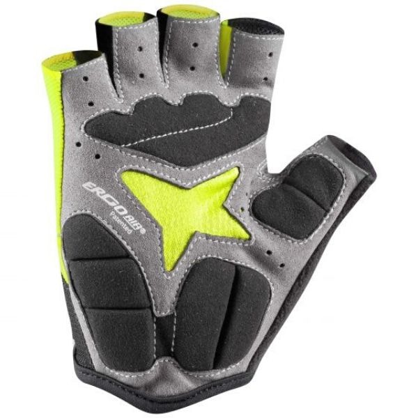 Louis Garneau Yellow and Black Biogel RX V2 Gloves