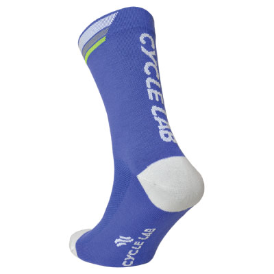 Cycle Lab Men's Blue Stripe 7 Inch Socks