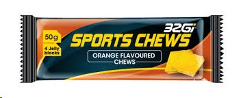 32GI Race Chews 50G Orange