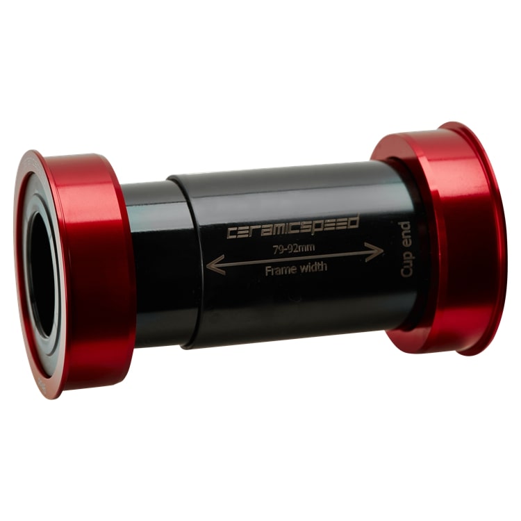 CeramicSpeed EVO386 Campy UT Road Bike Bracket - Red