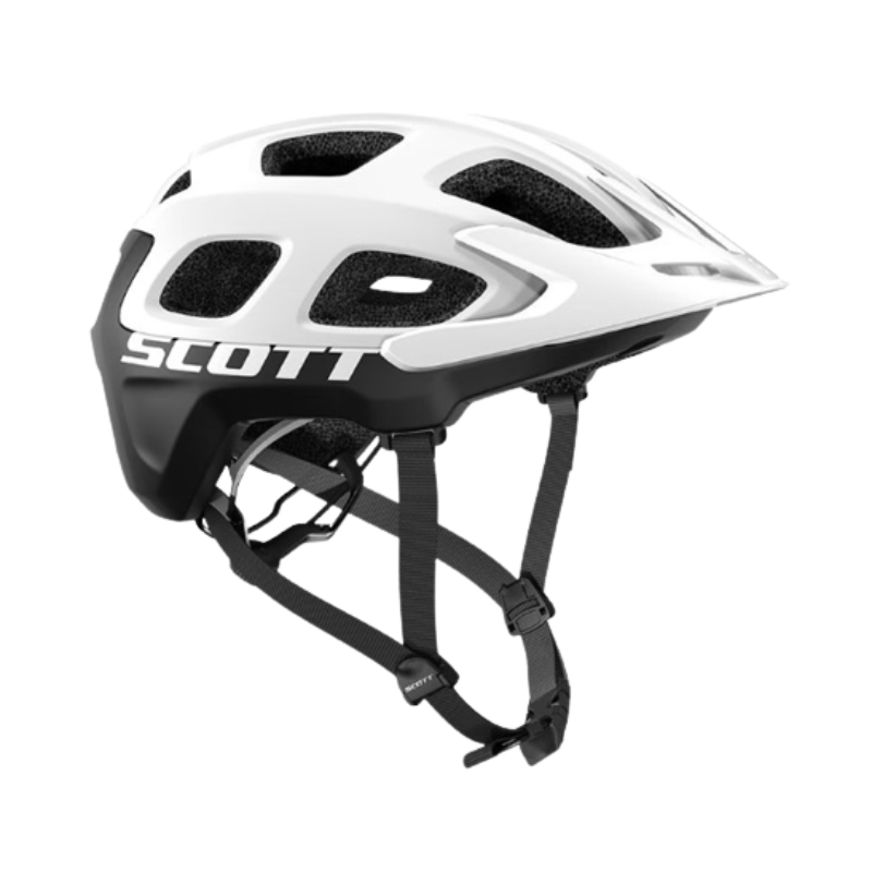 Scott Vivo Plus Black and White Mountain Bike Helmet