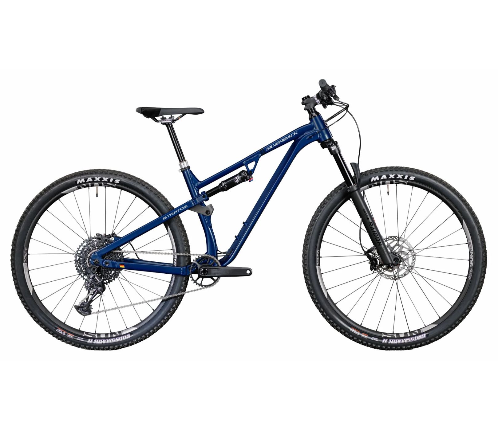 2023 Silverback Stratos AL Comp MS Aluminium Dual Suspension Mountain Bike 