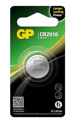 GP CR2016 Lithium Coin Battery