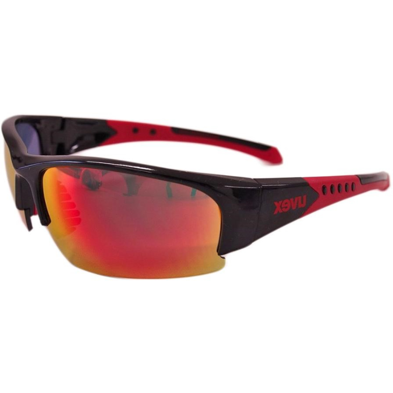 Uvex Black/Fire Red Sportstyle 217 Sunglasses