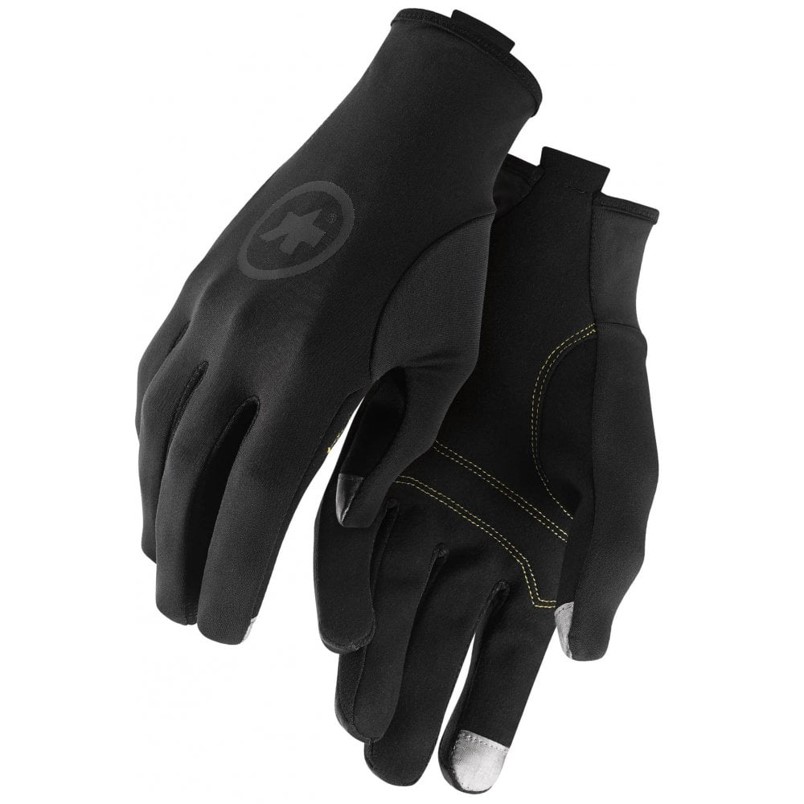 Assos Black Springfoil Long Finger Gloves