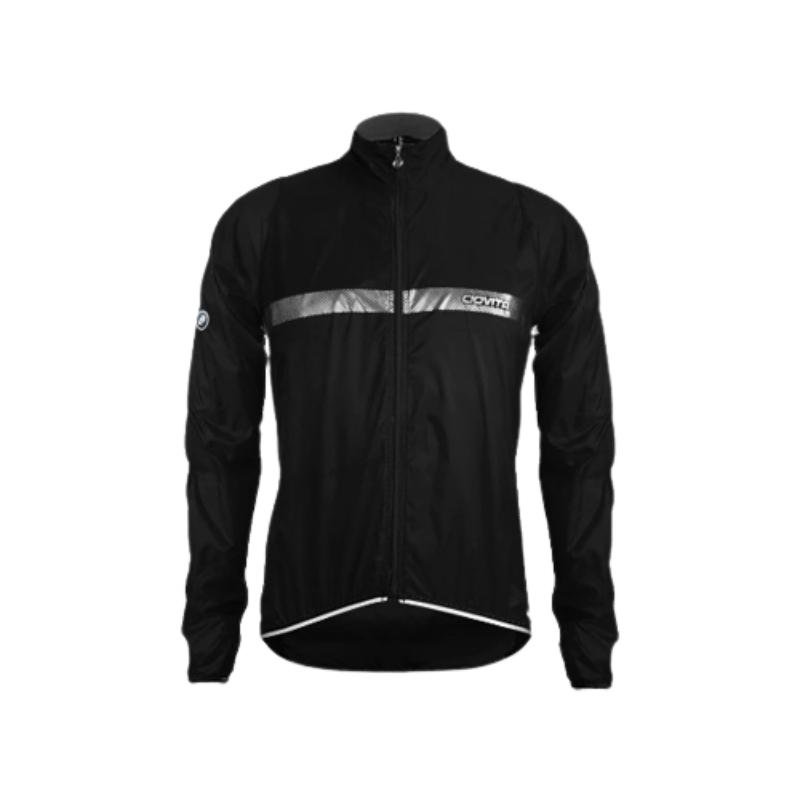 Ciovita Men's Black Cirro Windbreaker