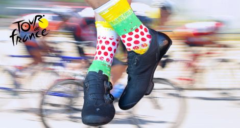 ILoveBoobies Tour de France Unisex Socks