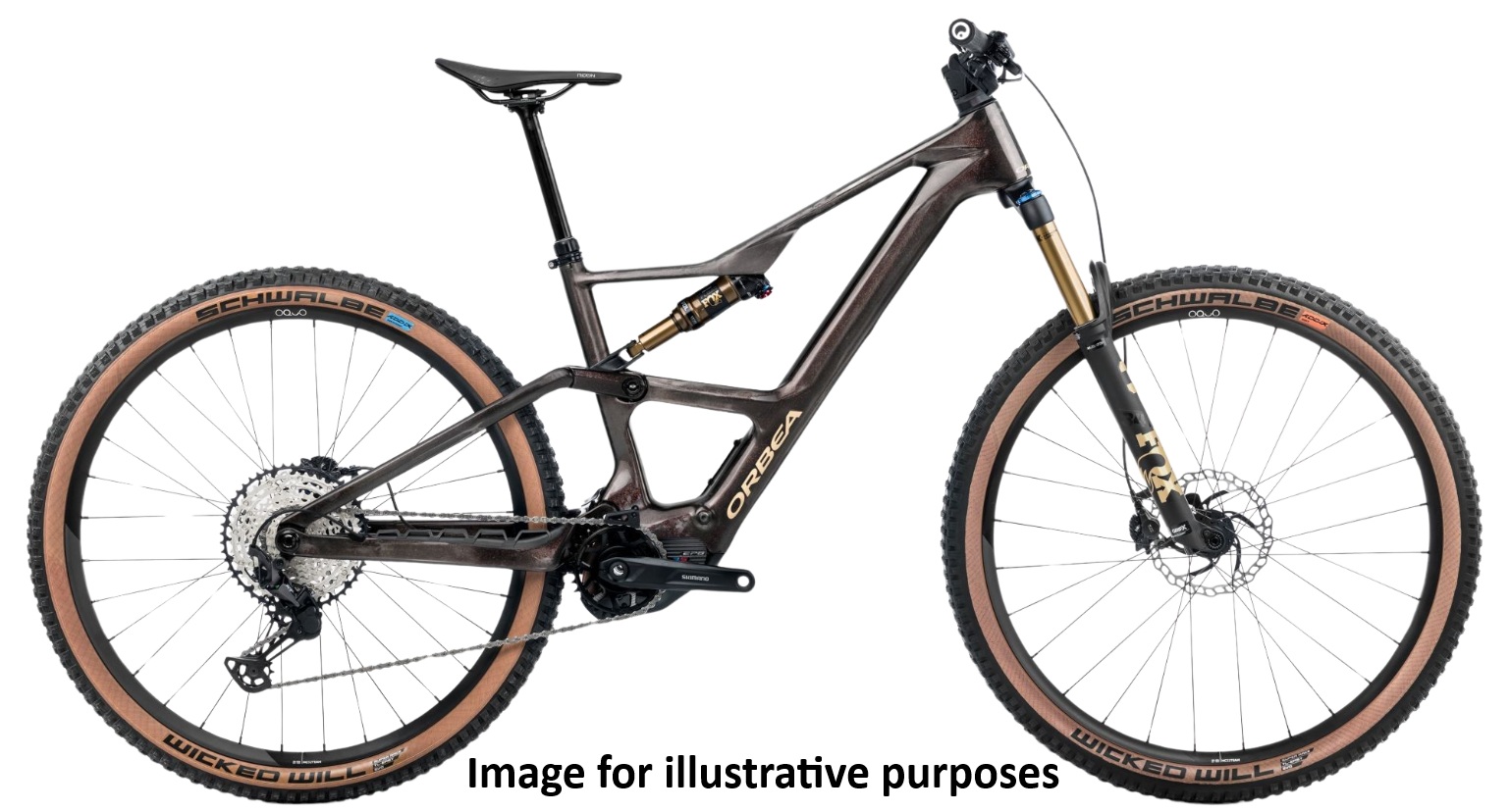 Demo Orbea Rise SL M10 630WH Carbon Dual Suspension E-MTB Medium 2025