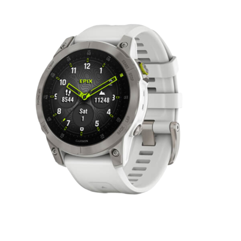 Garmin Epix Gen 2 Carrera - White Titanium Smart Watch