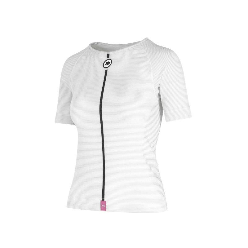 Assos Ladies White Summer Skin Layer Short Sleeve Base Layer