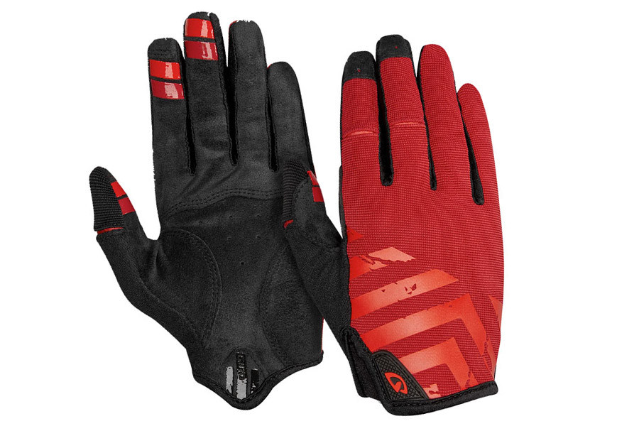 Giro Red DND Long Finger Gloves