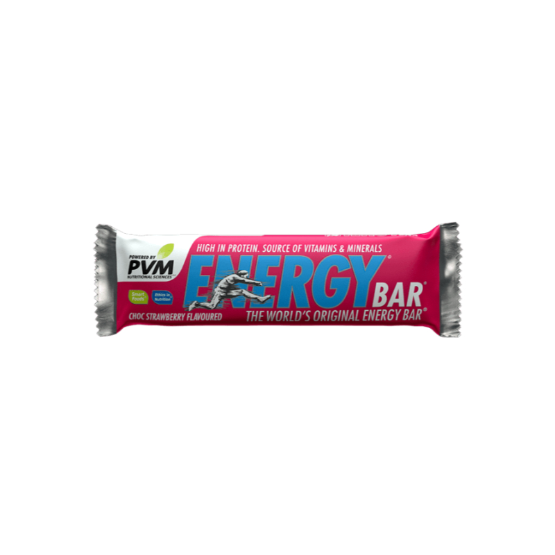PVM Energy Bar 45G - Strawberry Chocolate