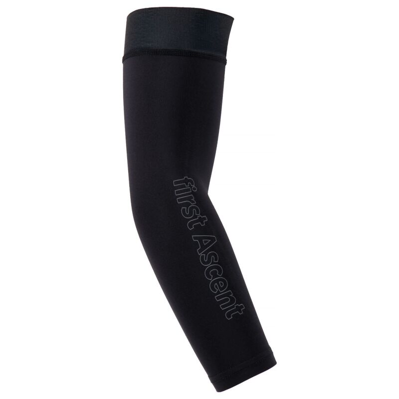 First Ascent Unisex Black Flex Arm Warmer