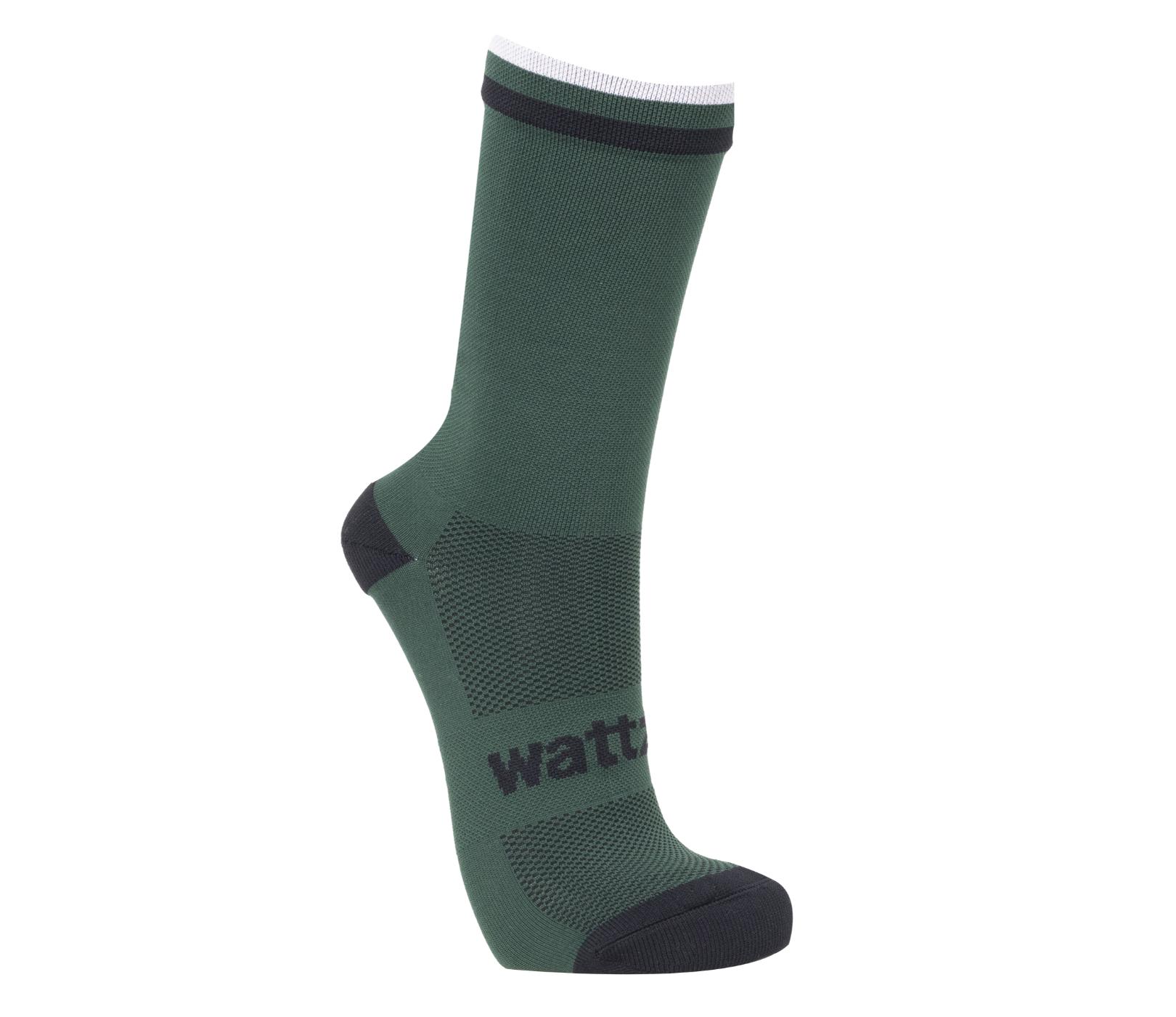 Wattz Knit Forest Green Men's Socks Cyclelab