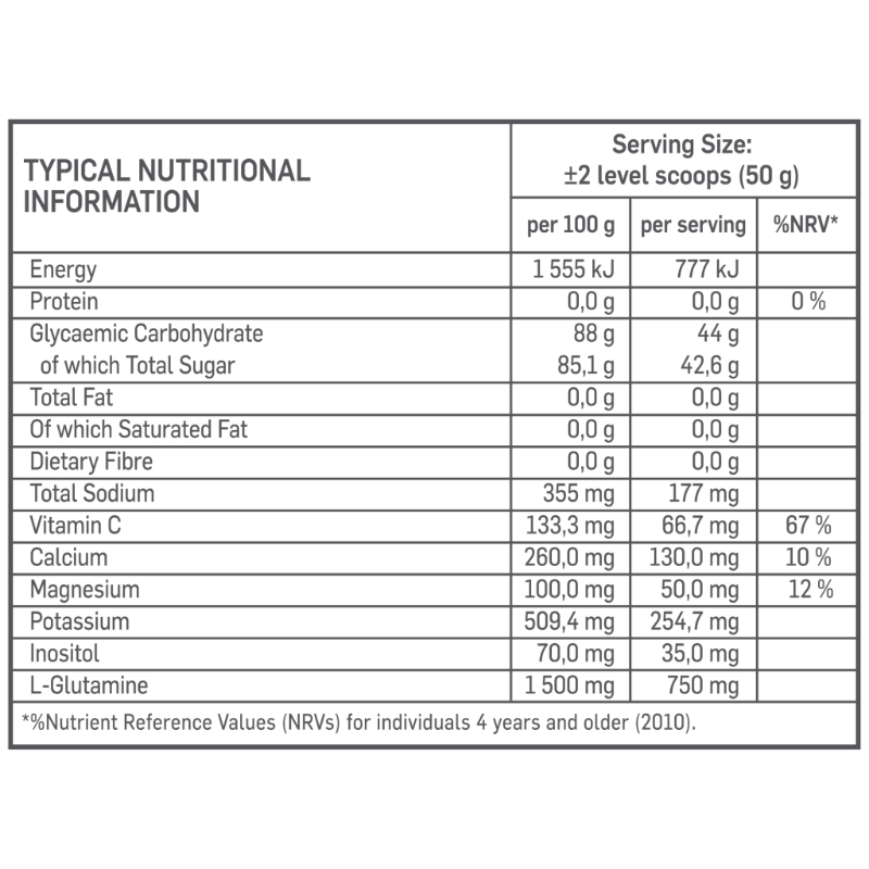 Biogen Carbogen Carbo Loader 900g - Naartjie