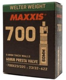 Maxxis 60mm 700x23/2C P/V

 Road Tube 