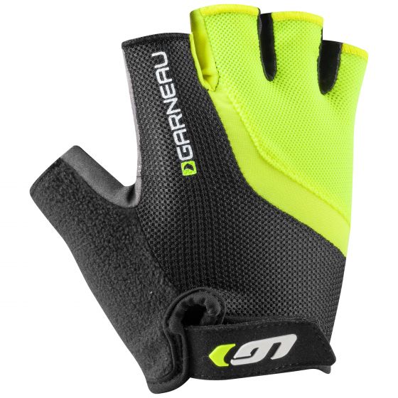 Louis Garneau Yellow and Black Biogel RX V2 Gloves