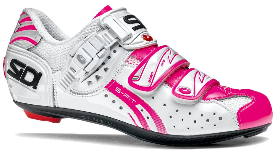 Sidi Ladies White/ Pink Fluo Genius 5 Road Shoe