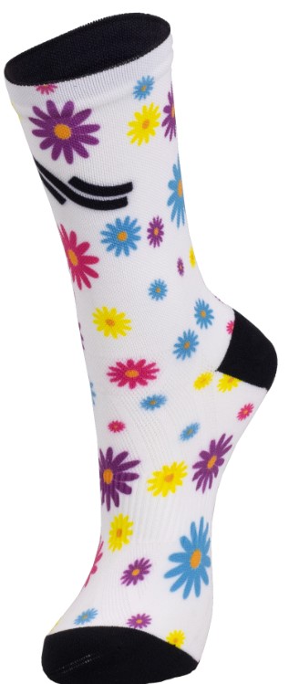 Cycle Lab Daisy White Unisex Socks 