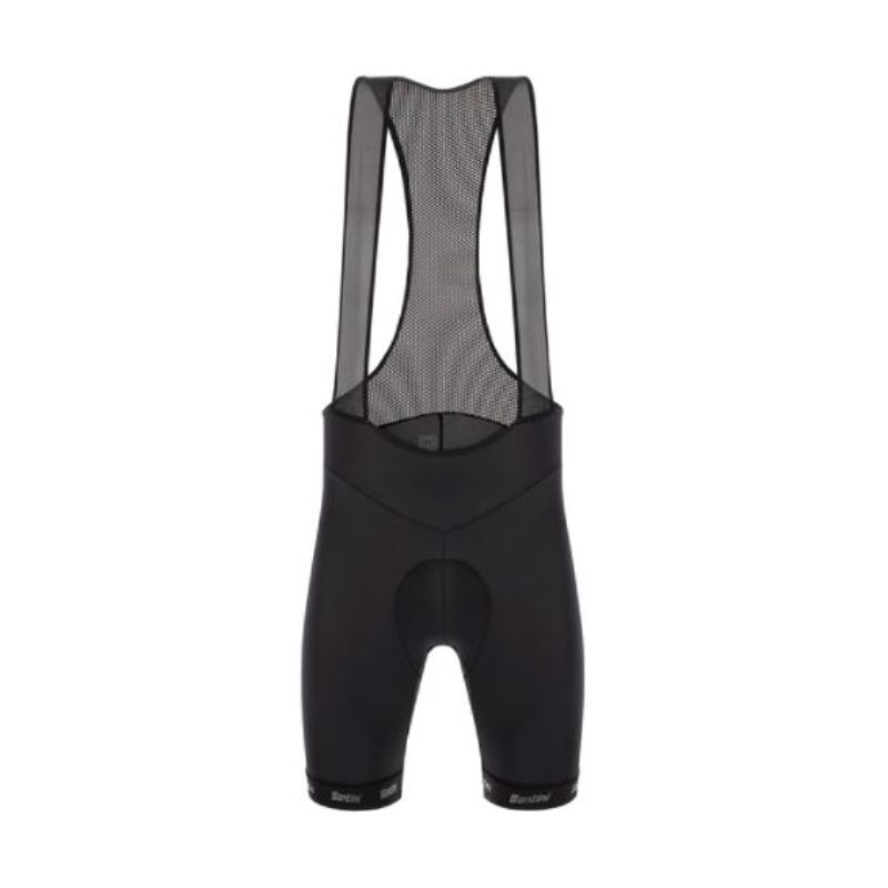 Santini Men's Black Cubo Bib Shorts 
