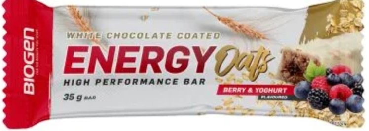Biogen Energy Oats 35g Bar 