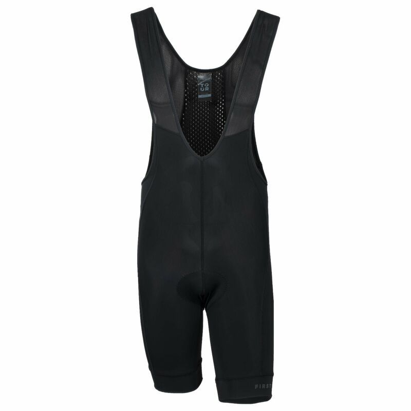 First Ascent Men's Black Domestique Bib Shorts