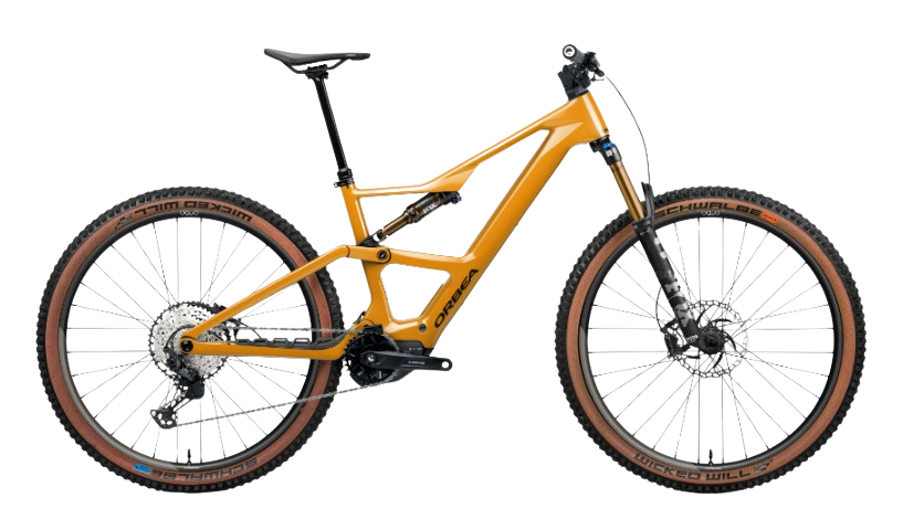 Orbea Rise SL M10 630Wh Carbon Dual Suspension Mountain eBike 2025