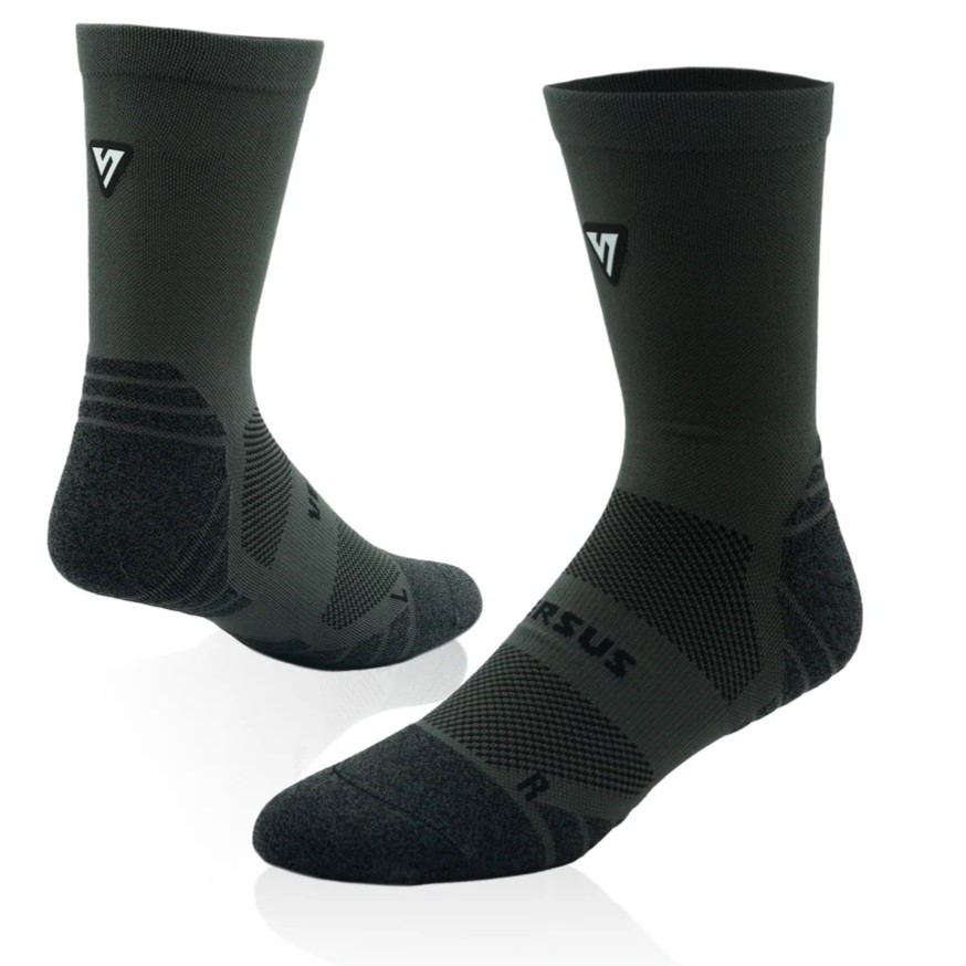 Versus Classic Active Crew Charcoal Tab Unisex Socks 