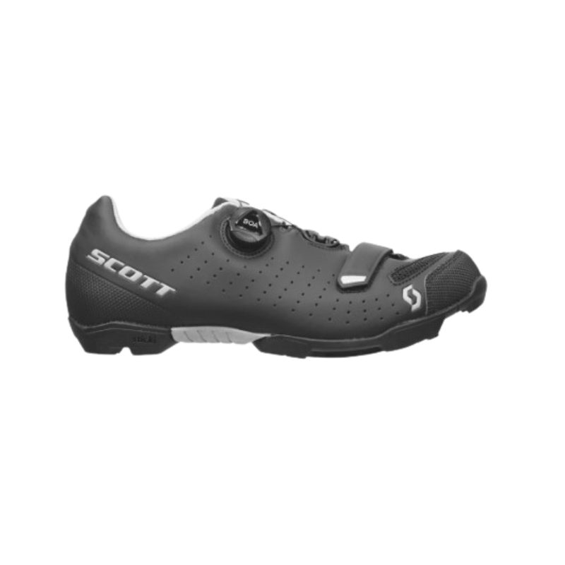 Scott Mens Comp Boa Matt Back/Silver MTB Shoes