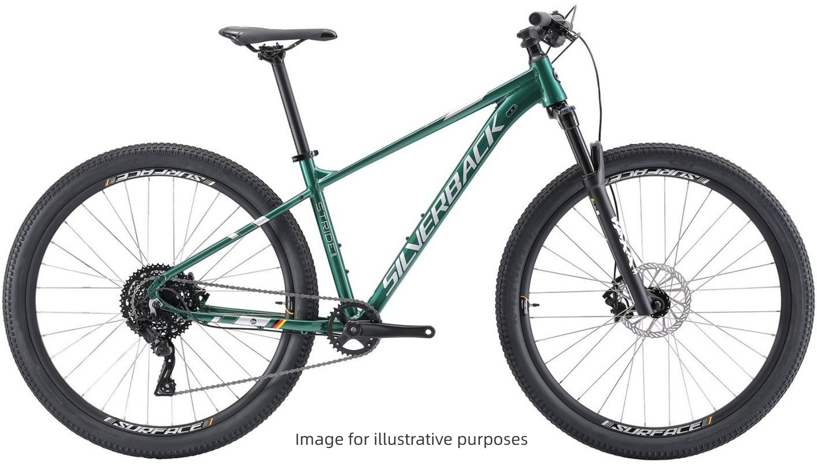 Demo Silverback Stride Comp Hardtail Aluminium Mountain Bike29" GREEN M