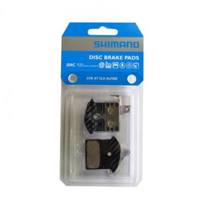 Shimano J04c Metal Disc Brake Pads and Spring with Fin 