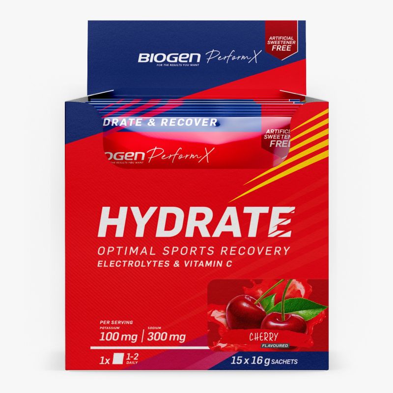 Biogen Sports Hydration 7X16g Cherry Sachets