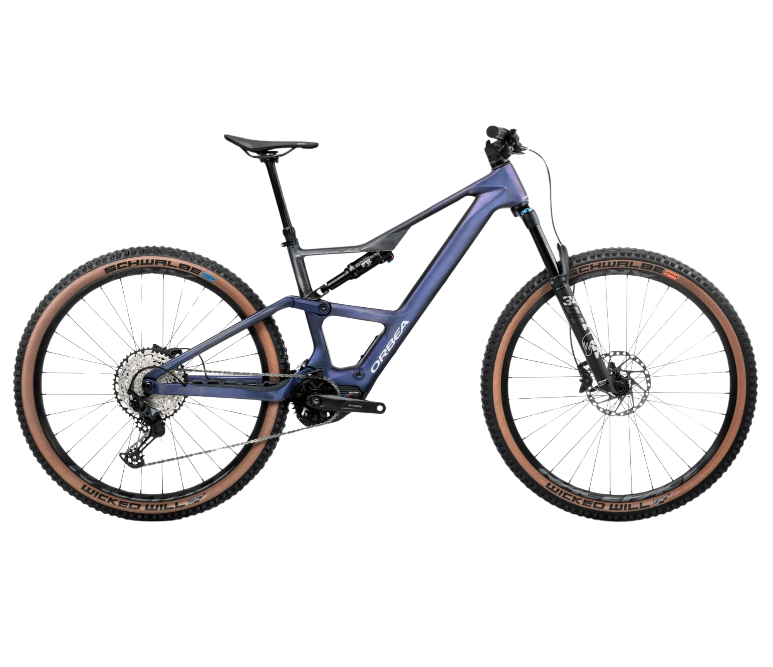 Orbea Rise SL M20 630Wh Carbon Dual Suspension Mountain eBike 2025
