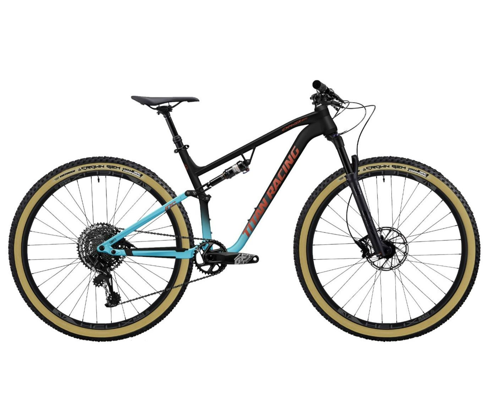 2022 Titan Cypher 120 Sport Dual Suspension Aluminium Mountain Bike 