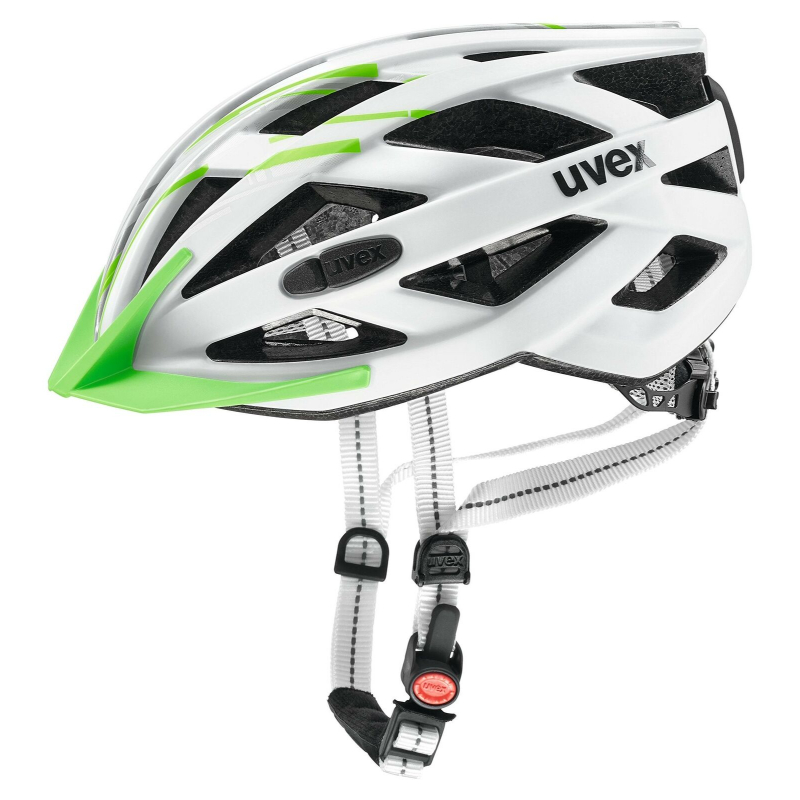Uvex City I-VO Matte White/Green MTB Helmet 